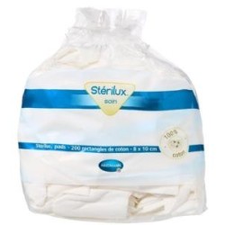 Stérilux Pads Coton rectangle Hartmann, Coton doux bébé