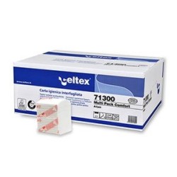 Papier Toilette Blanc Enchevêtré Celtex, papier WC plat