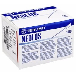 Aiguille à usage unique Terumo Noire 38 mm x 0,70