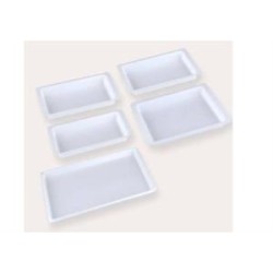 Plateaux jetables simples 20x10 cm - Médical Hygiène