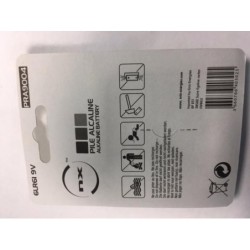 Pile 6LR61-9V-AAAA, Piles Alcaline Asept Inmed