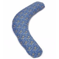 Housse pour coussin de grossesse, Taie bleue Étoiles