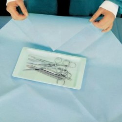 Stérifeuilles Feuille Stérilisation Hartmann Bleue 45X45cm