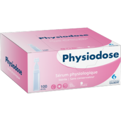 Sérum physiologique nasal et oculaire, Boite de 100