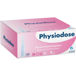 Sérum physiologique nasal et oculaire, Boite de 100