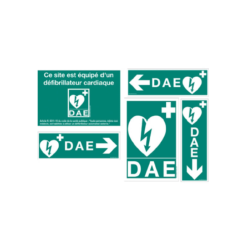 Kit de signalisation extérieur pour défibrillateur - Médical Hygiène