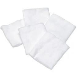 Carré de coton blanc Lohmann & Rauscher 5X5 CM