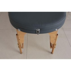 Table massage Grise pliable en bois, Table Kiné Confort