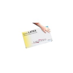 Gant examen Latex Non poudré jetable EMILABO Taille L