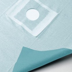 Champ Foliodrape  Troué Adhésif Stérile Ø 7 cm 50x60 cm