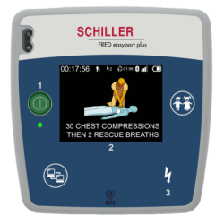 DEFIBRILLATEUR FRED EASYPORT PLUS AUTOMATIQUE SCHILLER - MEDICAL HYGIENE