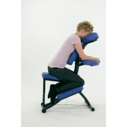 Chaise de massage portal Pro Bleue - Médical Hygiène
