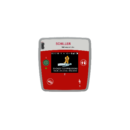 DEFIBRILLATEUR MANUEL FRED EASY PORT PLUS SCHILLER