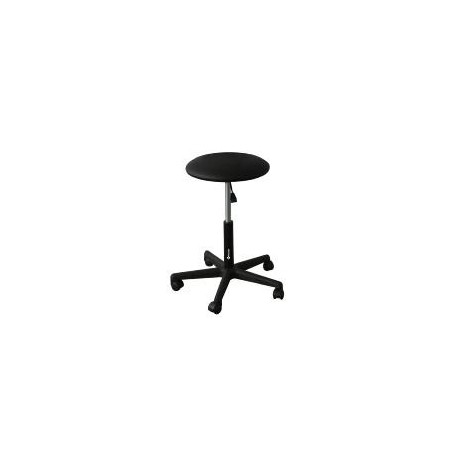 TABOURET MEDICAL NOIR 5 ROULETTES
