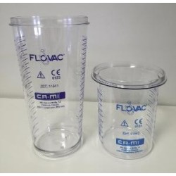 Bocal Flocal pour aspirateur à mucosités Askir 20 et 30 réutilisable 1L - Médical Hygiène