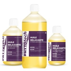 Huile de détente Géranium Phytotech relaxante 250 ml