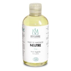 Huile massage neutre végétale Bio Medicafarm 250 ml