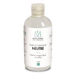 Huile massage neutre Bio Longue Glisse Medicafarm 250 ml