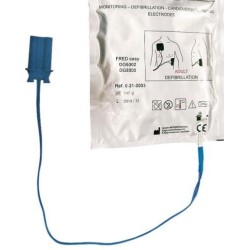 Électrode Pré-connectée DAE FRED EASY Compatible SCHILLER Adultes
