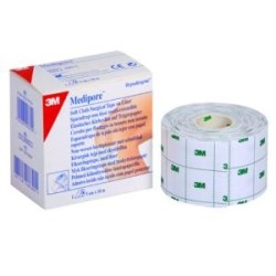 Medipore 3M, pansement Sparadrap en rouleau 5 cmx10m