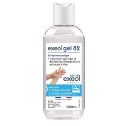 Gel hydroalcoolique Exeol Gel 82