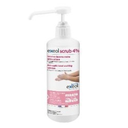 Savon antiseptique pour mains EXEOL SCRUB 4% 500 ml