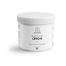 Argile de Soins kiné effet glacial, argile Cryo-k Medicafarm 250 G
