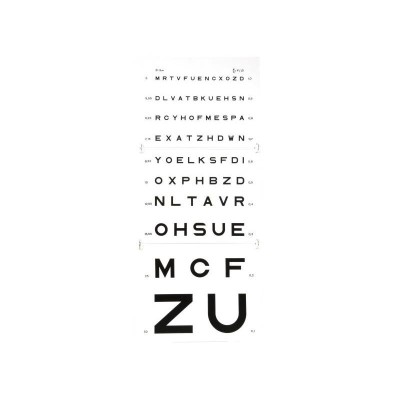 ECHELLE OPTOMETRIQUE Monoyer 3M COMED