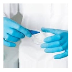 Gant d'examen Peha-Soft Nitrile Stérile Bleu Non Poudré