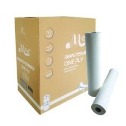 Drap d'examen Global Hygiène Blanc gaufré 135 formats