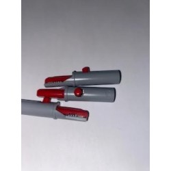 Pinces crocodiles pour électrodes à languettes - Médical Hygiène