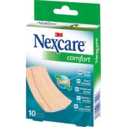 Nexcare Comfort 3M, Bande de pansement 10x6 cm boîte de 10
