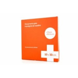 Pansements Gras Vaseline, MÉFRA TULLE 3m, 10x10 CM