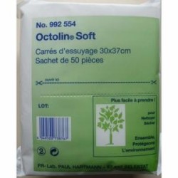 Carrés d'essuyage Octolin Soft 30X37cm Hartmann