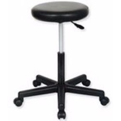 Tabouret médical à roulettes noir Super solide et pas cher !