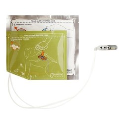 Electrodes DAE Adulte Capteur RCP Défibrillateur Powerheart G5
